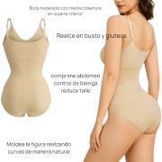 Body Reductor Modelador Mujer Bikini Copa Armada Desmon Xxl