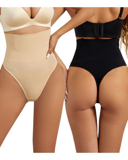 Tanga Reductora Modeladora Faja Con Ballena Sin Costura
