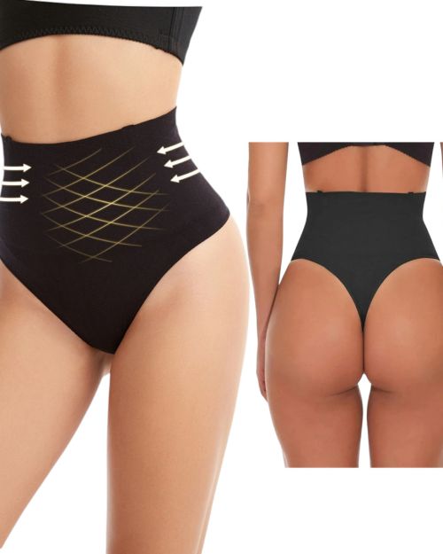 Tanga Reductora Modeladora Faja Con Ballena Sin Costura