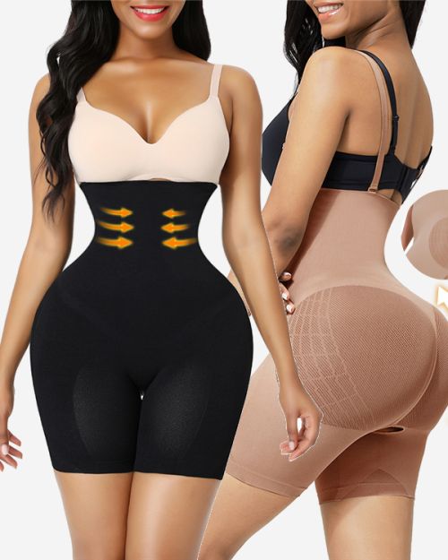 Body Reductor Sin Costura Levanta Cola Entrepierna Abierta