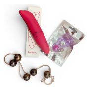 Set Vibrador Punto G+anillo Vibro Peniano+bolas Tailandesas